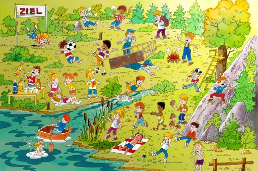 Wimmelbild Juniorhelfer Wimmelbild Juniorhelfer