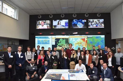 Teilnehmer*innen EU-Katastrophenschutztagung in Brüssel