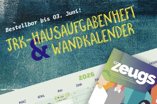 Kachel für Bewerbung des Hausaufgabenheftes der AG Diversität