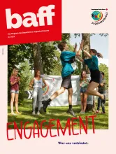 Das Cover der baff-Ausgabe 2/2023 zum Thema "Engagement"