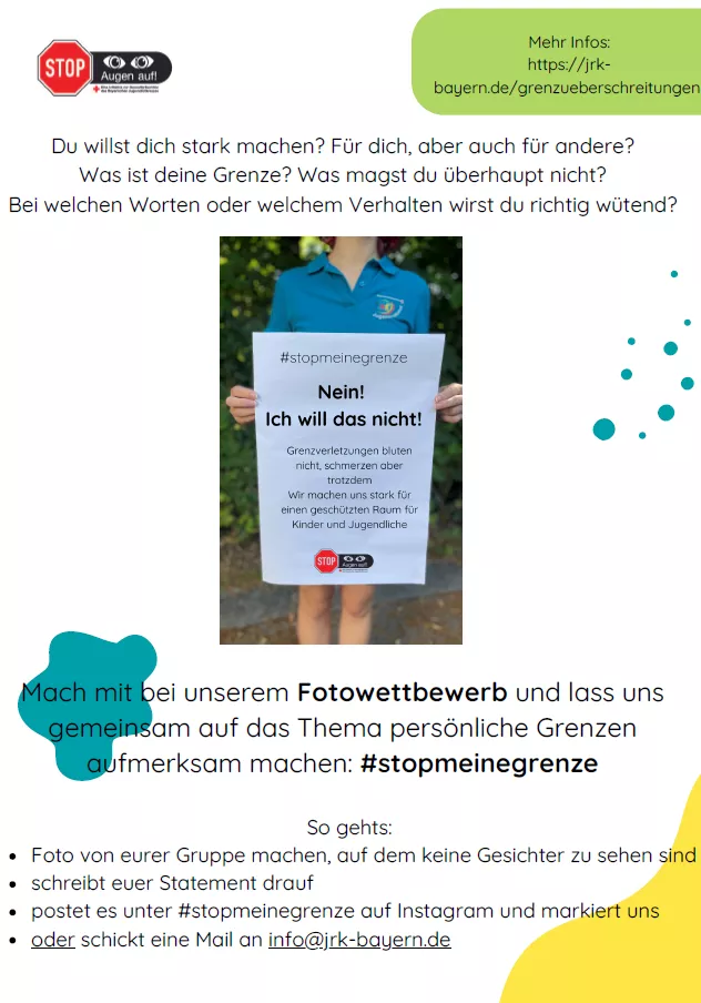 Mach mit bei unserem Fotowettbewerb #stopmeinegrenze