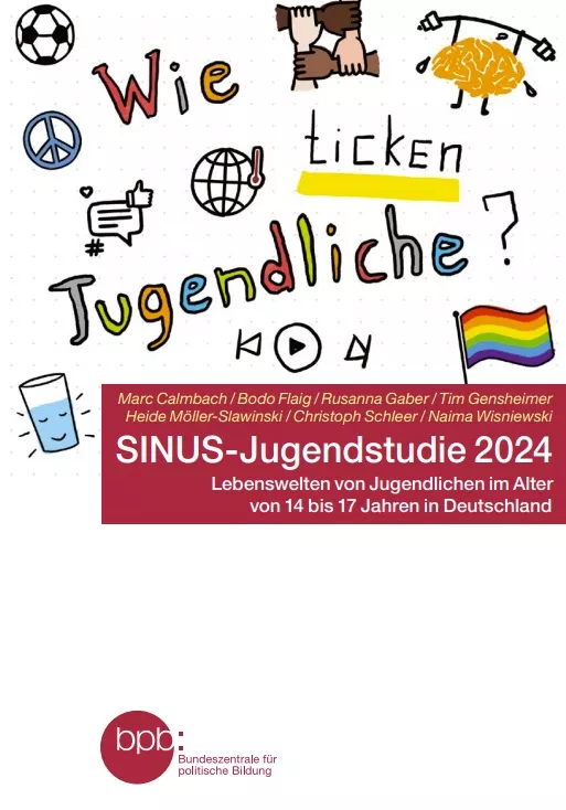 Cover der Sinus-Milieustudie "Wie ticken Jugendliche" aus dem Jahr 2024