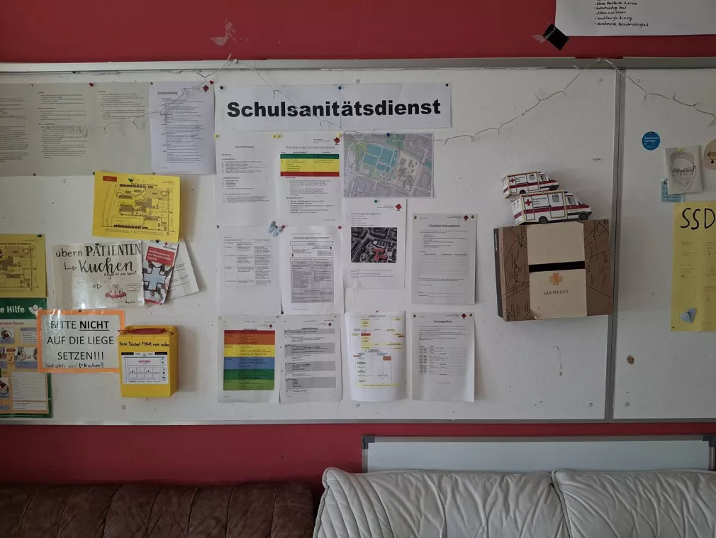 SSD-Informationen auf einer Tafel